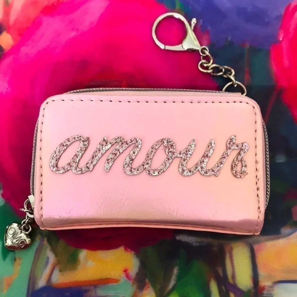 Brand New Never Used Amour Card Holder Keychain